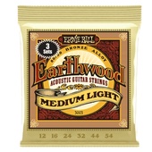 Ernie Ball Earthwood Medium Light 80/20 Bronze Acoustic Guitar Strings 3 Pack - 12-54 Gauge