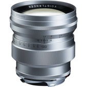 Voigtlander 75mm f/1.5 Nokton Vintage Line Aspherical Lens Silver: Leica M