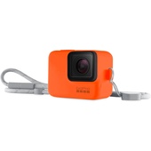 GoPro HERO8 Silicone Sleeve and Adjustable Lanyard Kit (Hyper Orange)