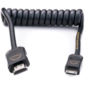 Atomos AtomFLEX Type-A Male to Mini-HDMI Type-C Male Coiled Cable 30 - 60cm - Open Box Special