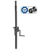 Gravity Adjustable Speaker Pole with Crank