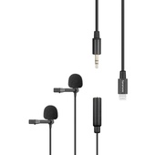 Saramonic LavMicro U1C 2-Person Ultracompact Dual Clip-On Lavalier Microphone