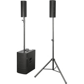 dB Technologies ES1203 Tri-Amplified 2400W Column PA System (Black)