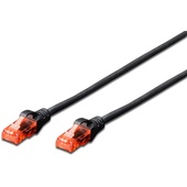 Digitus UTP CAT6 Black Patch Lead 1.0m