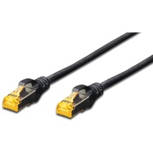 Digitus S-FTP CAT6A Black Patch Lead 5.0m