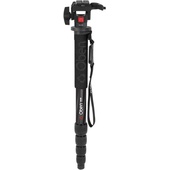 Oben CTM-2500 5-Section Carbon Fiber Monopod with VH-R2 Tilt Monopod Head Kit