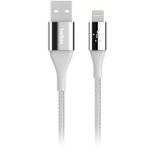 Belkin Mixit DuraTek Lightning to USB Type-A Charging Cable (4', Silver)
