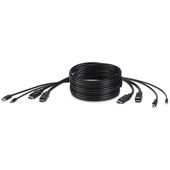 Belkin Dual Display Port / USB / Audio KVM Combo Cable (1.8m)