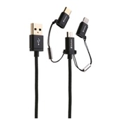 Verbatim 3-in-1 Micro USB Lightning Type-C to USB A Cable 120cm