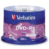 Verbatim DVDR 4.7GB 16x 50 Pack on Spindle