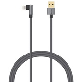 Verbatim Sync & Charge L-Shaped Lightning Cable 120cm Grey