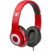 Verbatim Classic Stereo Headphones with Microphone Red