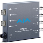 AJA 4-Channel 3G-SDI to Multi-Mode LC Fiber Transmitter