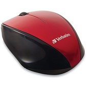 Verbatim Multi-Trac Wireless LED Mouse Red
