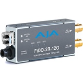 AJA 2-Channel Single-Mode LC Fiber to 12G-SDI Receiver