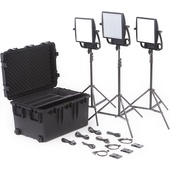 Litepanels Astra Bi-Colour LED Traveler Trio Kit (Gold Mount)