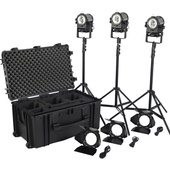 Litepanels Sola 4+ Daylight Fresnel 3-Light Traveler Kit