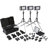 Litepanels Lykos Bi-Colour Flight Kit with Battery Bundle