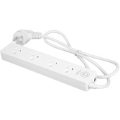 DYNAMIX 4-way Power Board 2x Ports Are Double Spaced 0.9m Power Cord