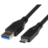 DYNAMIX 0.2M USB3.1 Type-C Male to Type-A Male Cable Black Colour