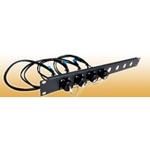 Tactical Fiber Systems Four Port Bullseye Patch Panel