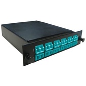 DYNAMIX MPO OM3/4 12 Port LC Duplex Multimode 24 Fibre Cassette