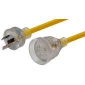 DYNAMIX 25m 240v Heavy Duty Power Extension Lead (Yellow)