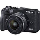 Canon EOS M6 Mark II Mirrorless Digital Camera with 15-45mm Lens (Black)