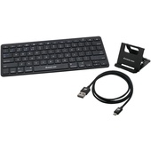 IOGEAR Slim Mobile Keyboard with Stand & Micro-USB Cable