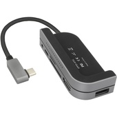 Xcellon iPad Pro 6-in-1 Multiport USB Type-C Docking Station for 11" & 12.9" iPad Pro (Space Gray)
