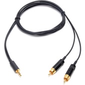 Microphone Madness 1/8" Stereo Mini Male to Dual RCA Male Y-Cable (4.4')