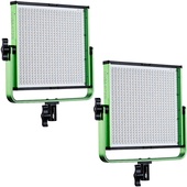 GVM Bi-Colour LED Video 2-Light Kit (Green, 34cm)