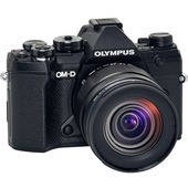 Olympus OM-D E-M5 Mark III Mirrorless Digital Camera with 12-45mm Lens (Black)