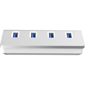 Sabrent USB 3.0 4-Port Aluminium Hub (Silver)