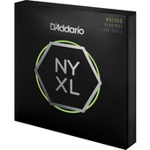 D'Addario NYXL45105 Light Top/Medium Bottom Electric Bass Strings (4-String Set, Long Scale, 45-105)