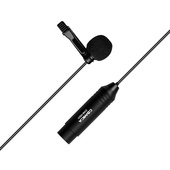 Comica Audio CVM-V02O Omnidirectional Lavalier XLR Microphone (Black, 1.8m)