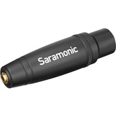 Saramonic C-XLR+ 3.5mm TRS Female to XLR Male Adapter with Phantom Power Converter