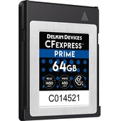 Delkin DCFX0-064 64GB PRIME CFexpress Memory Card