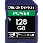 Delkin DDSDG2000128 128GB POWER UHS-II SDXC Memory Card