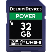 Delkin DDSDG200032G 32GB POWER UHS-II SDHC Memory Card
