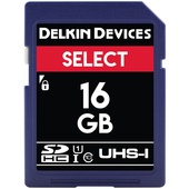 Delkin DDSDR16316GB 16GB SELECT UHS-I SDHC Memory Card