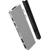 Hyper HyperDrive DUO 7-in-2 USB-C Hub for MacBook Pro/Air (Silver)