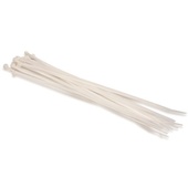 Hosa Plastic Wire Ties Pack of 20 (White, 20.3cm)