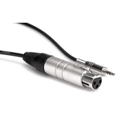 Hosa Low to High Impedance Matching Transformer XLR Female to TRS 3.5mm (0.45m)