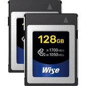 Wise Advanced 128GB CFX-B Series CFexpress Memory Card (2-Pack)