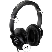 Senal Closed-Back Professional Monitor Headphones (4-Pack)