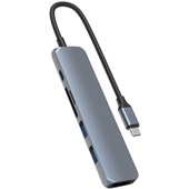 Hyper HyperDrive BAR 6-Port USB Type-C Hub (Space Grey)