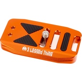 3 Legged Thing BASE70 Arca-Swiss Compatible 70mm Wide Quick Release Plate (Copper/Orange)