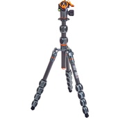 3 Legged Thing Leo 2.0 Tripod Kit with AirHed Pro Lever Ball Head (Gray)
