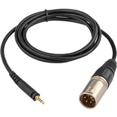 Senal SMH-H4X 3.5mm TRRS to 4-Pin XLR Male Cable for Communication Headsets